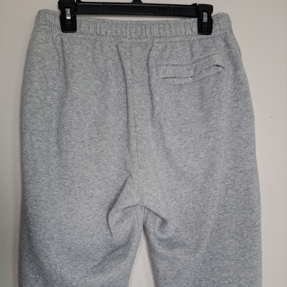 Nike Spartan Basketball Fleece Pants Mens Sz Medium Gray Jogger Sweatpants Logo - Picture 11 of 16